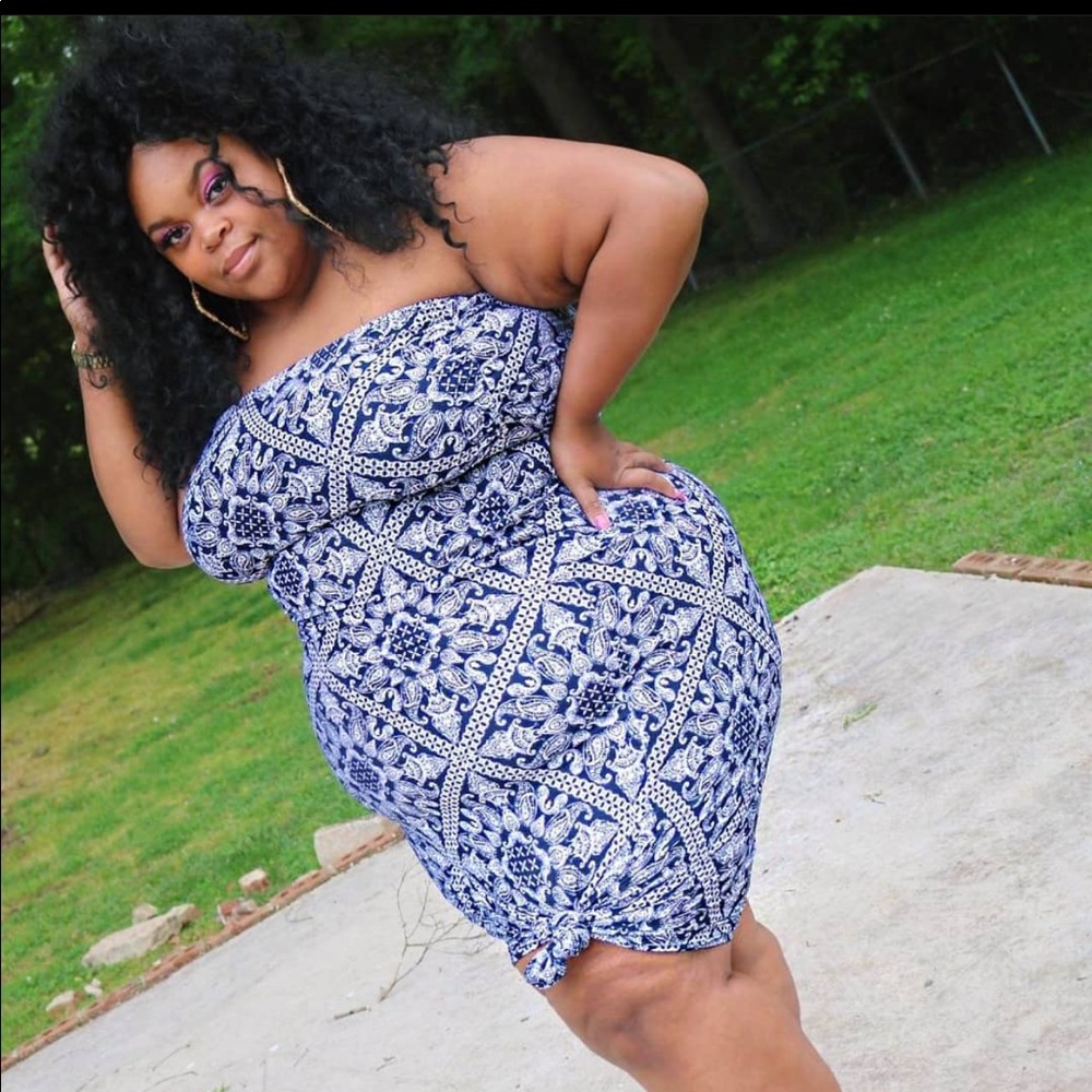 Strapless maxi